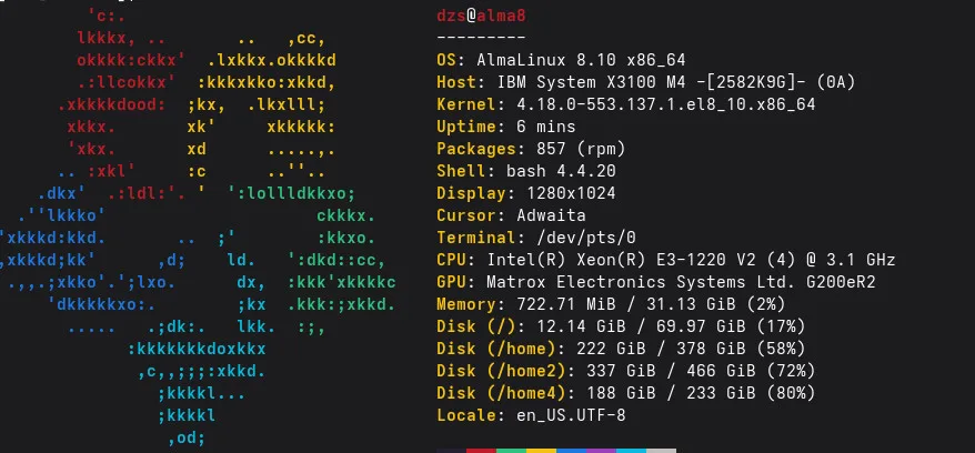 AlmaLinux: Stabil Enterprise Linux egy régi Xeonon 1 Az AlmaLinux közösségi tulajdonú, ingyenes vállalati Linux disztribúcióhoz kapcsolódó kép.
