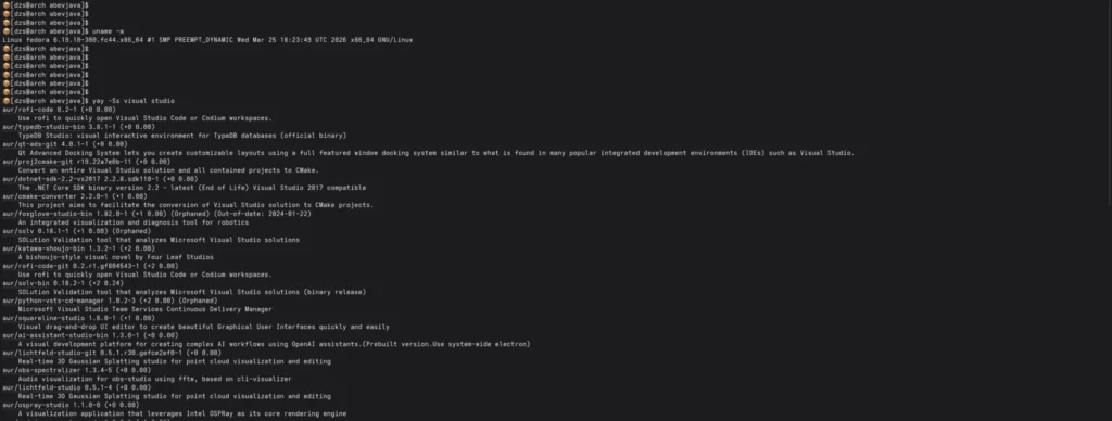 Distrobox: Linux disztribúciók a saját gépeden 1 Képernyőkép a Distrobox parancssori felületéről, amely egy konténer létrehozását vagy belépését mutatja.