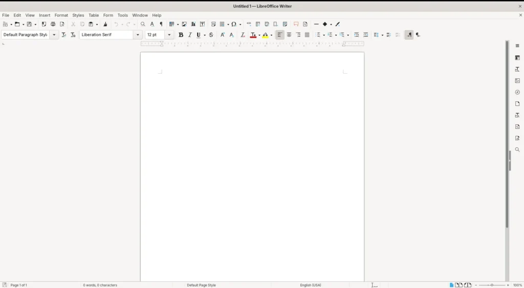 LibreOffice: Dokumentumok, táblázatok és prezentációk egy csomagban 1 LibreOffice Writer szövegszerkesztő felülete