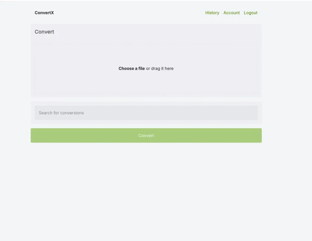 convertx dashboard