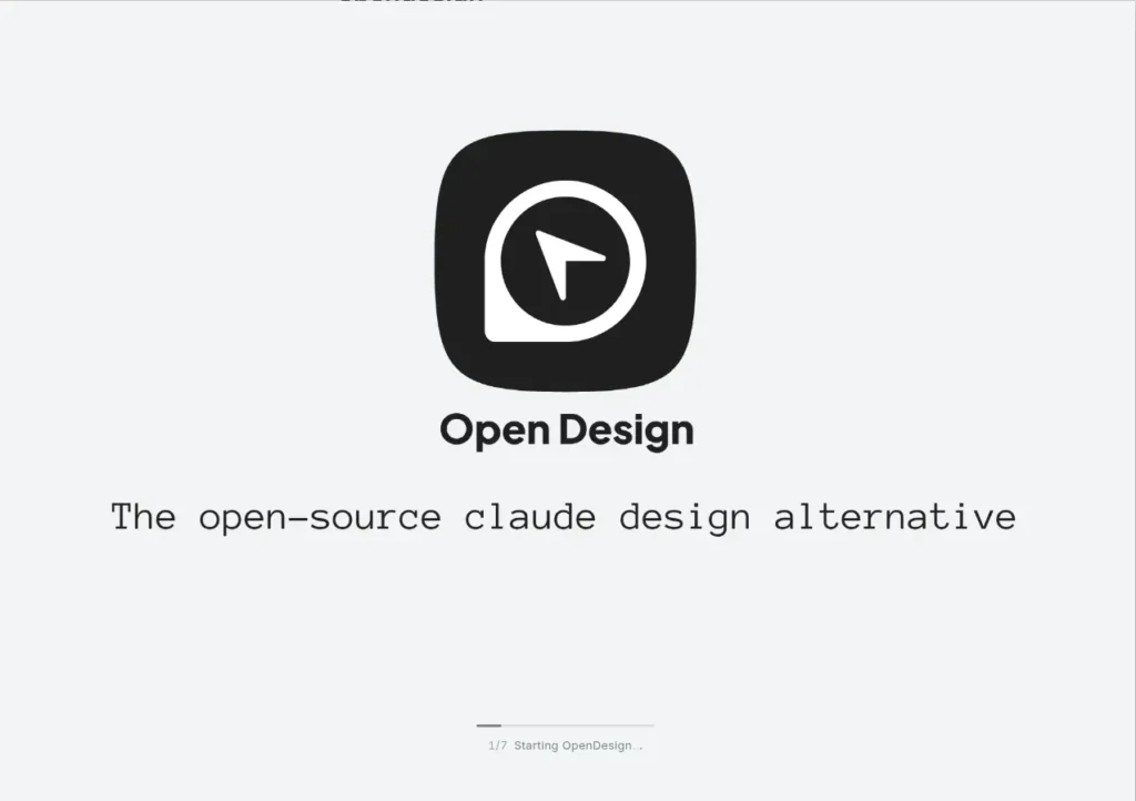 OpenDesign: kipróbáltam, mire képes egy open source AI webdesign eszköz 1 Az OpenDesign nyitóoldala a kezdőképernyővel