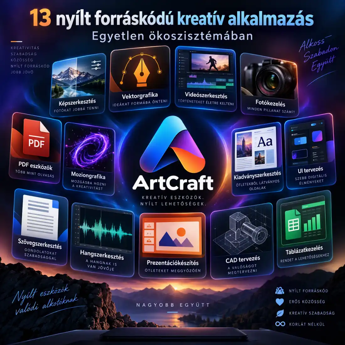 ArtCraft: 13 ingyenes app kreatív és irodai munkához